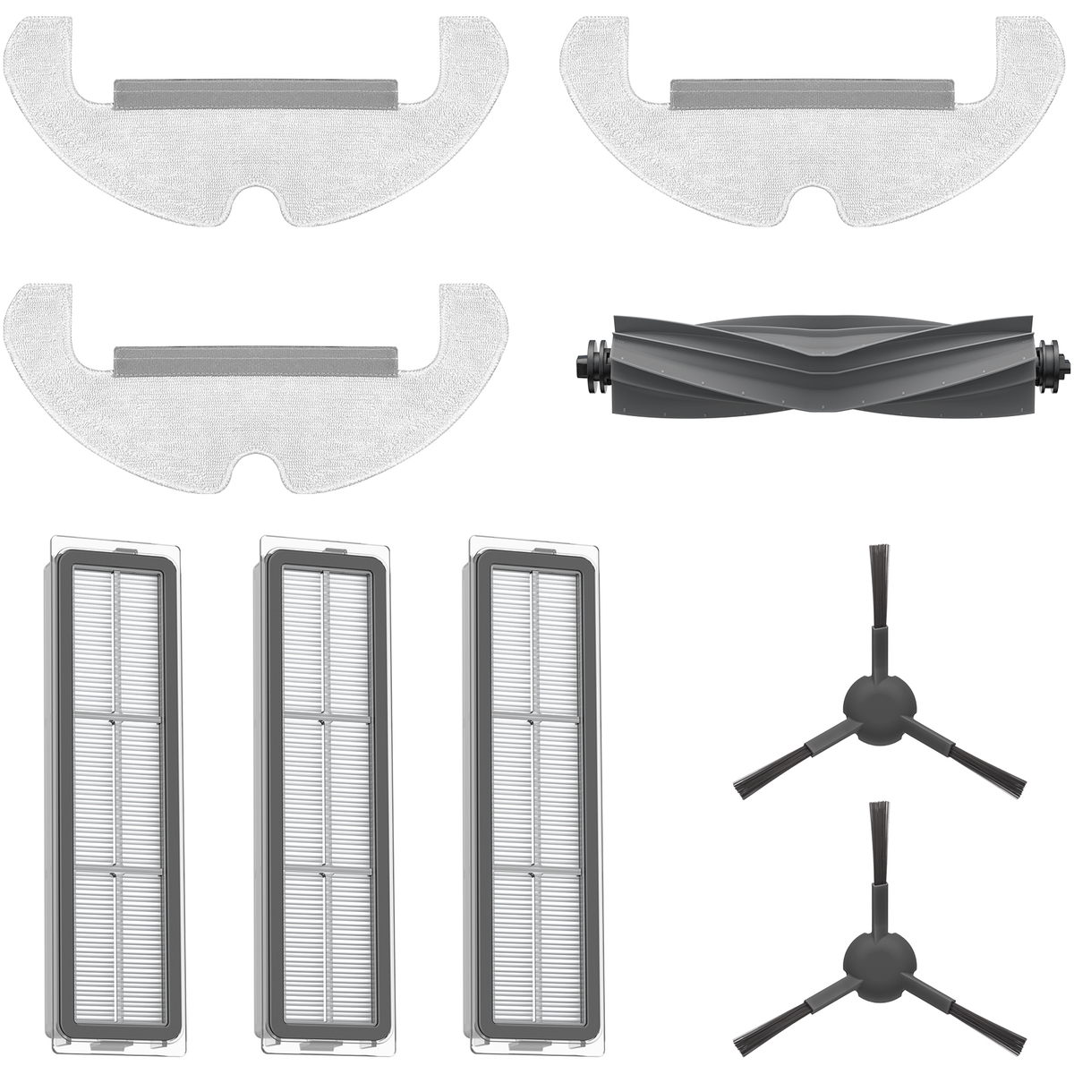 Yivy Set 13 Ricambi Per Dreame D10S Plus – Spazzole, Filtri HEPA, Panni, Sacchetti, Kit Pulizia