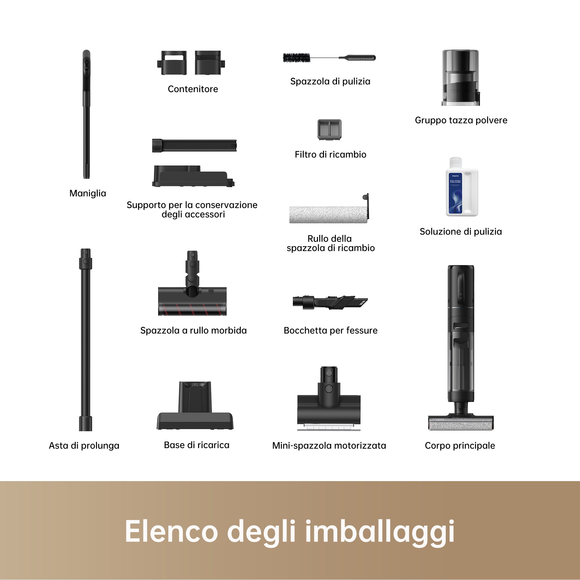 Aspirapolvere Lavapavimenti Dreame H12 Dual