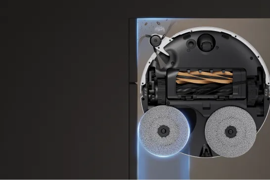 La tecnologia Dual Flex™ pulisce facilmente gli angoli difficili 