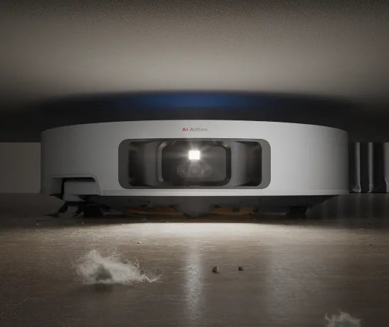 La navigazione VersaLift consente una pulizia precisa in spazi bassi 