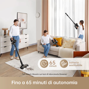 Aspirapolvere Senza Fili DREAME R10 Pro - 150AW, Autonomia 65 Min, Doppia Spazzola, LED, Leggero Per Casa E Auto - Foto 4