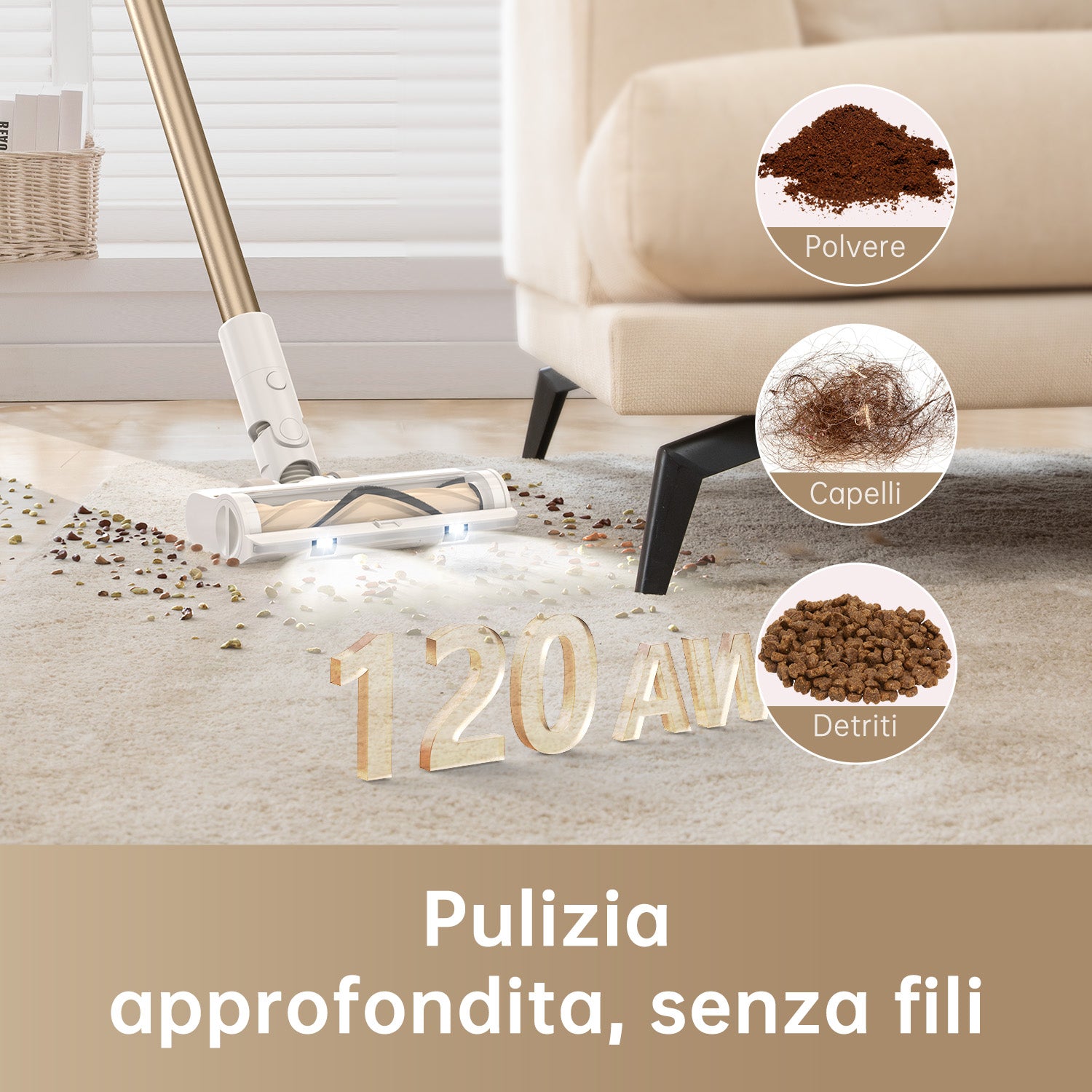DREAME Rullo per aspirapolvere R10 Pro, R20, Adatto ad ogni tipo di superficie come legno,marmo,piastrelle, anche macchie e peli di animali domestici, Design ergonomico e resistente DREAME Rullo per aspirapolvere R10 Pro, R20, Adatto ad ogni tipo di superficie come legno,marmo,piastrelle, anche macchie e peli di animali domestici, Design ergonomico e resistente