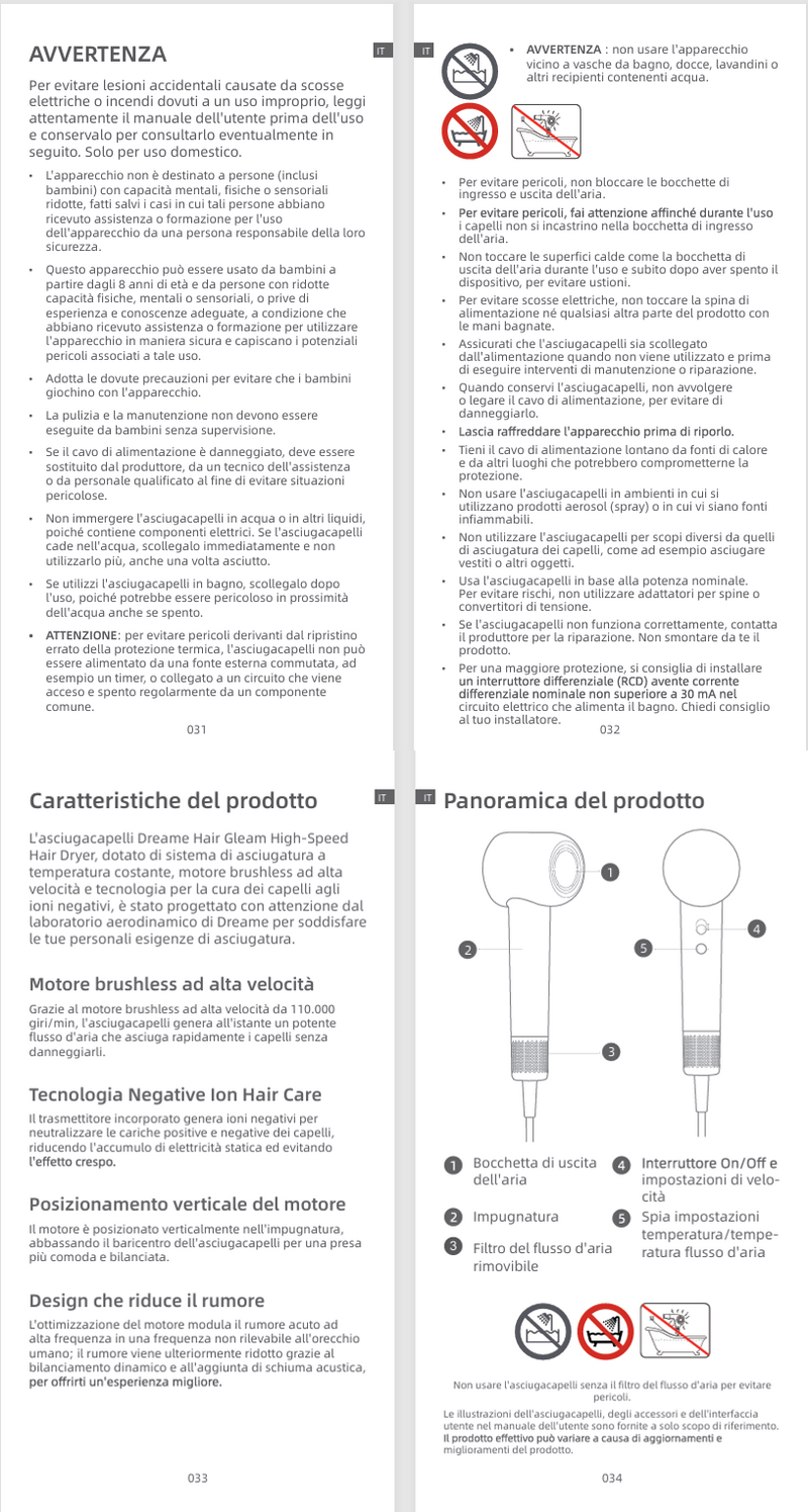 Avvertenze e informazioni sulla sicurezza