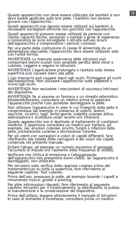 Avvertenze e informazioni sulla sicurezza