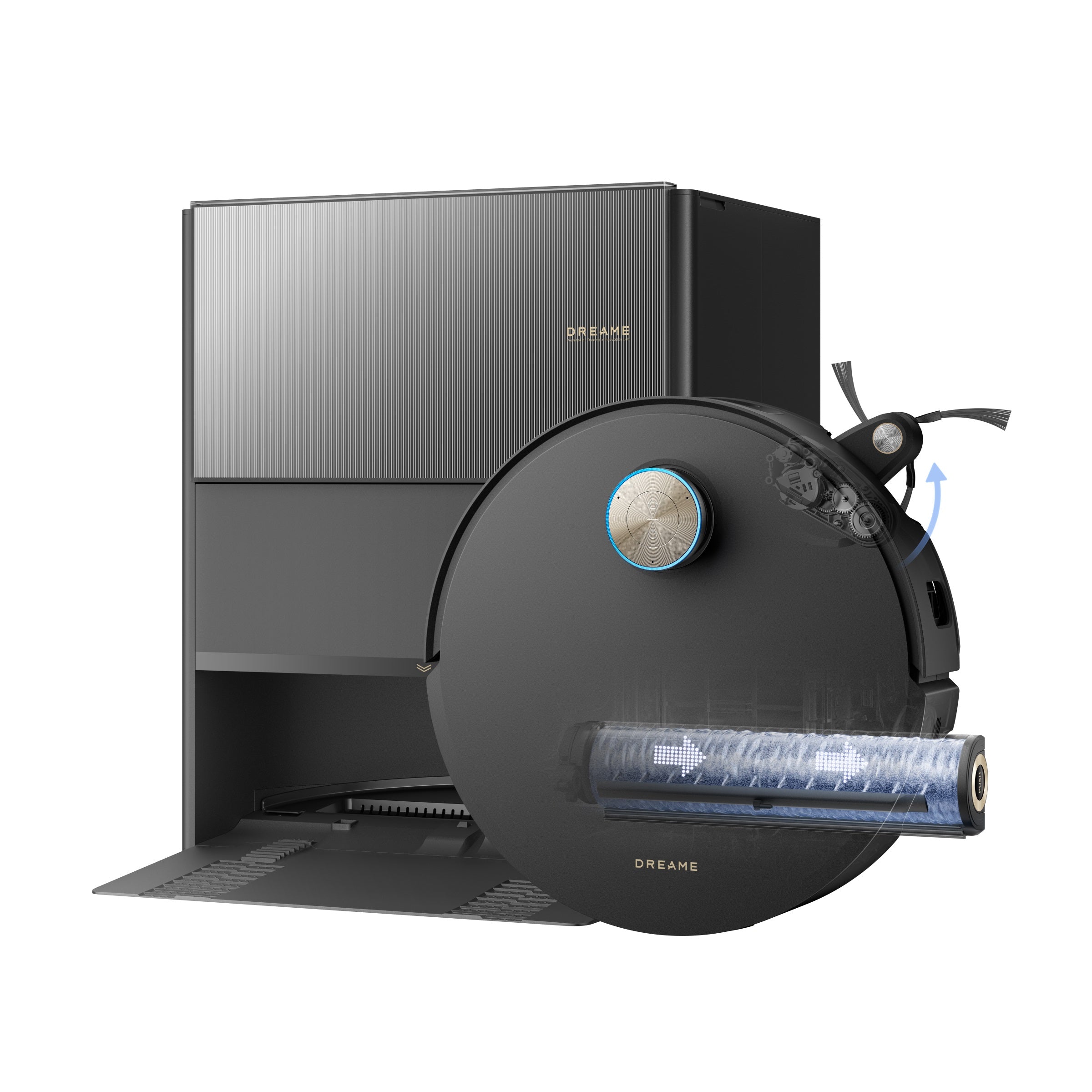 Dreame Robot Aspirapolvere Aqua10 Ultra Roller Complete Nero