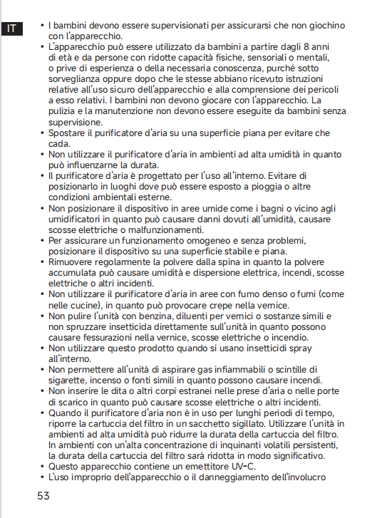 Avvertenze e informazioni sulla sicurezza
