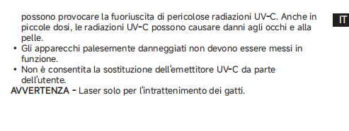 Avvertenze e informazioni sulla sicurezza