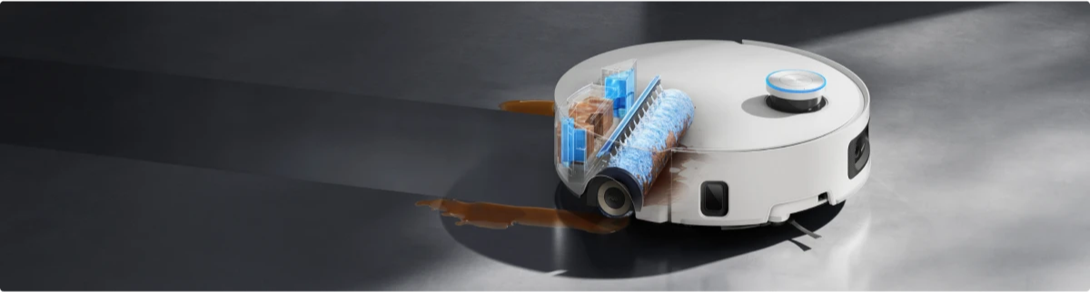 Dreame Aqua10 Ultra Roller robot aspirapolvere lavapavimenti con AquaRoll auto pulizia continua