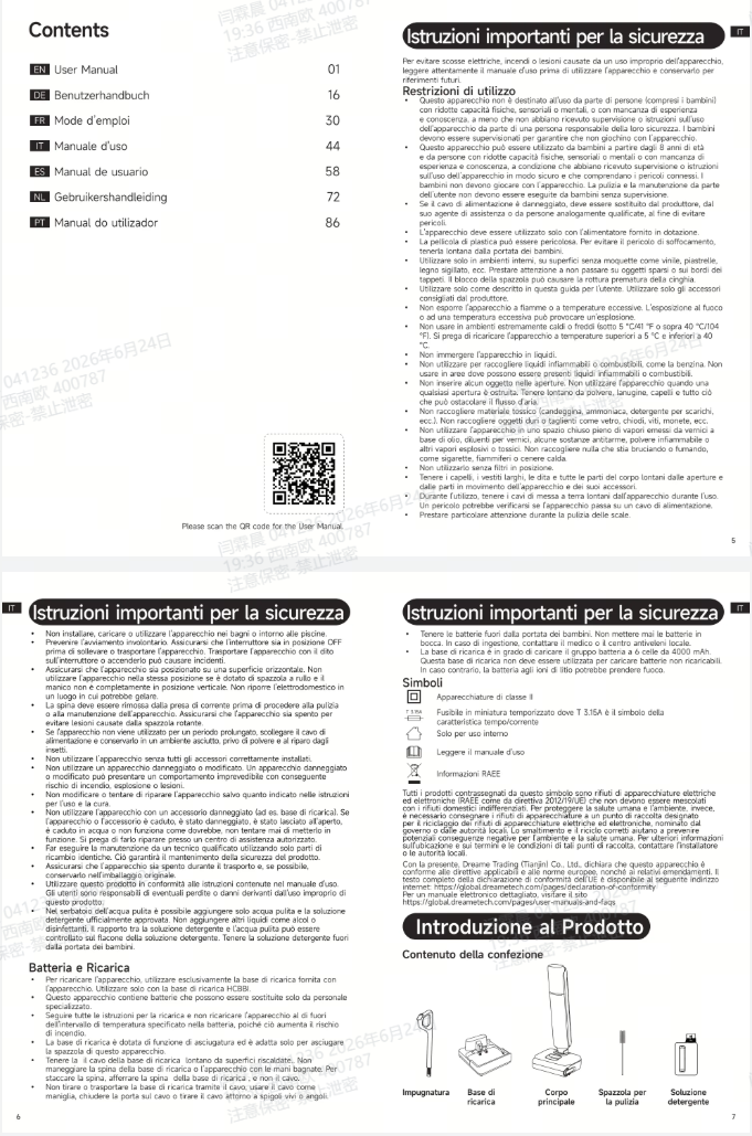 Avvertenze e informazioni sulla sicurezza