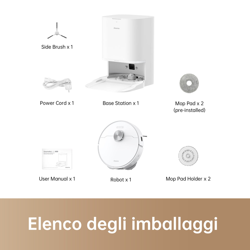 Ruote Di Ricambio Per Aspirapolvere Dreame L10s Ultra / L10 Ultra / L10 Prime, Set Di 2 Ruote Per Arrampicata Stabile E Silenziosa | Accessori Per Robot Aspirapolvere Dreame, Riduzione Rumore