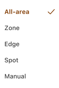 Modalità di taglio detail