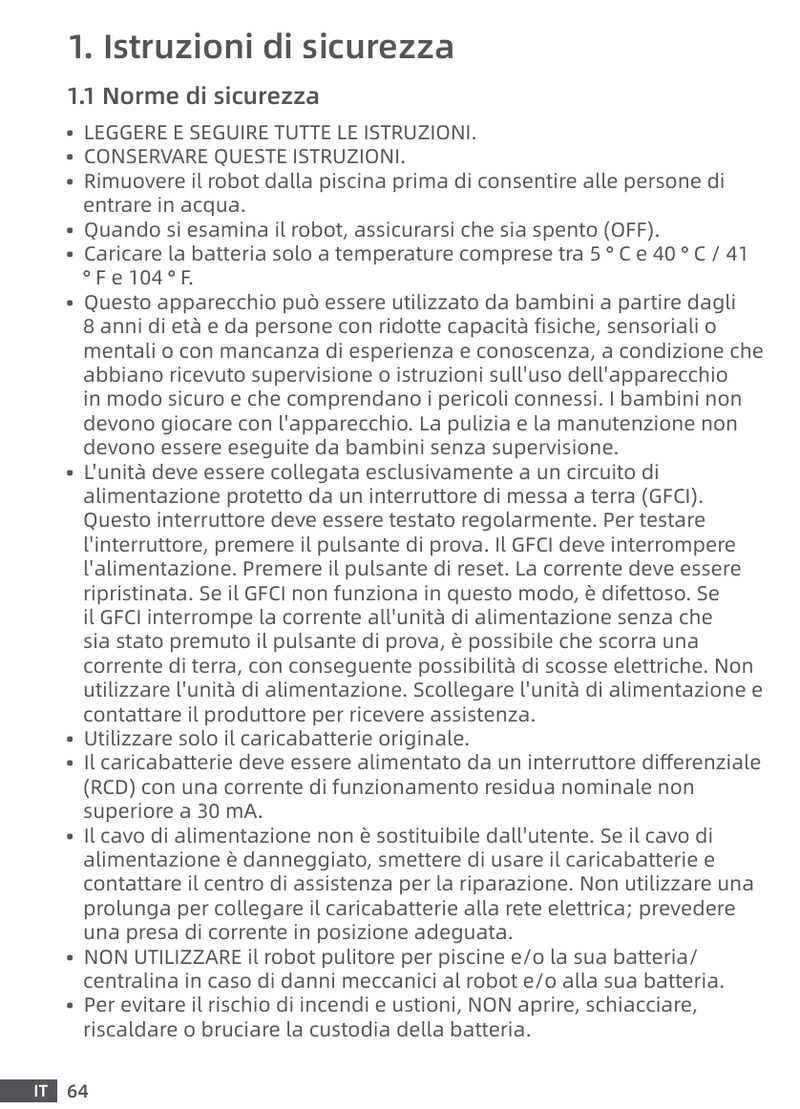 Avvertenze e informazioni sulla sicurezza