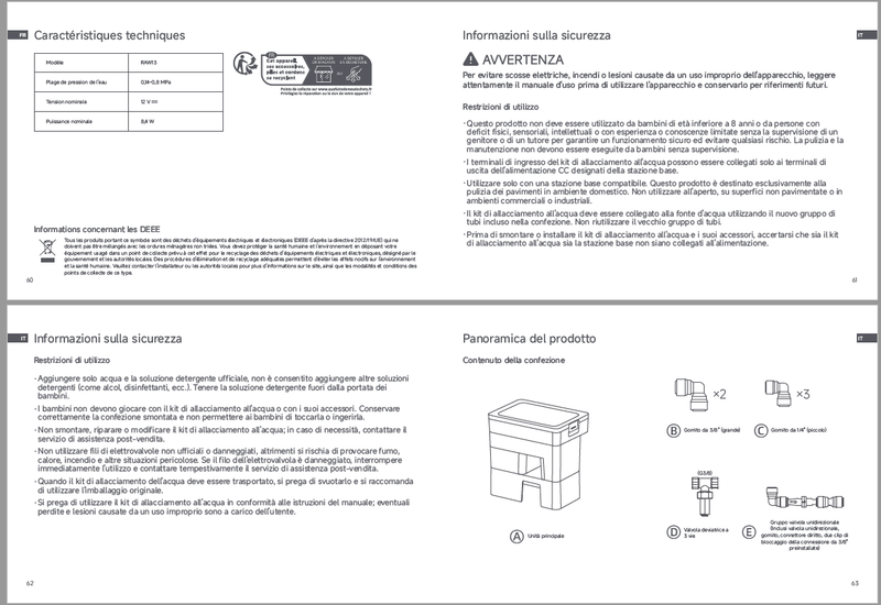 Avvertenze e informazioni sulla sicurezza