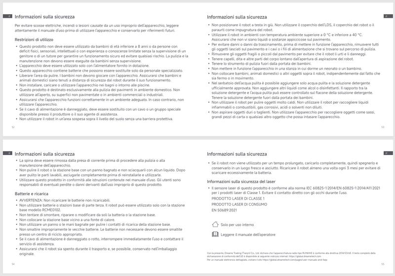 Avvertenze e informazioni sulla sicurezza