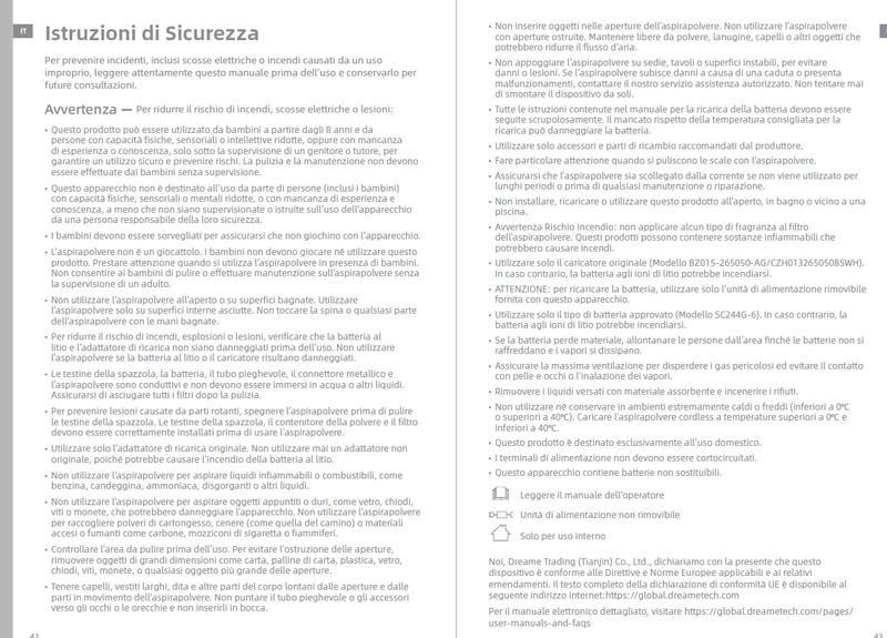 Avvertenze e informazioni sulla sicurezza