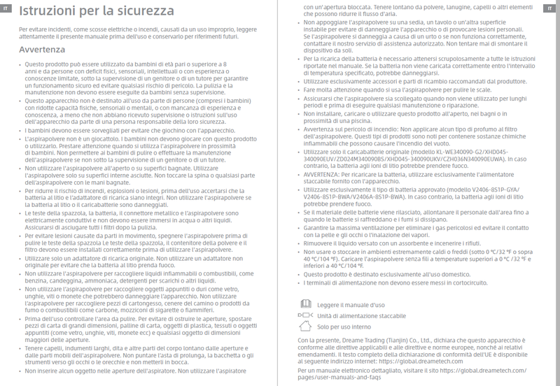 Avvertenze e informazioni sulla sicurezza