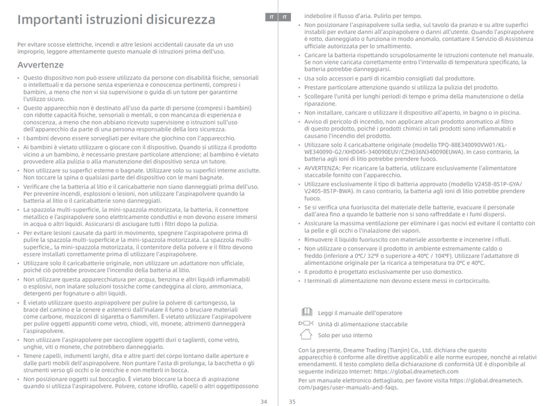 Avvertenze e informazioni sulla sicurezza