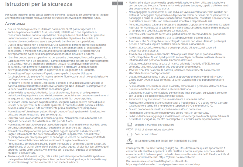 Avvertenze e informazioni sulla sicurezza