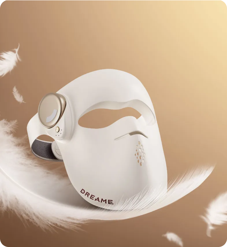 Dreame Chrona maschera anti-età ai fotoni – wireless e in silicone morbido, per il massimo comfort durante il trattamento.