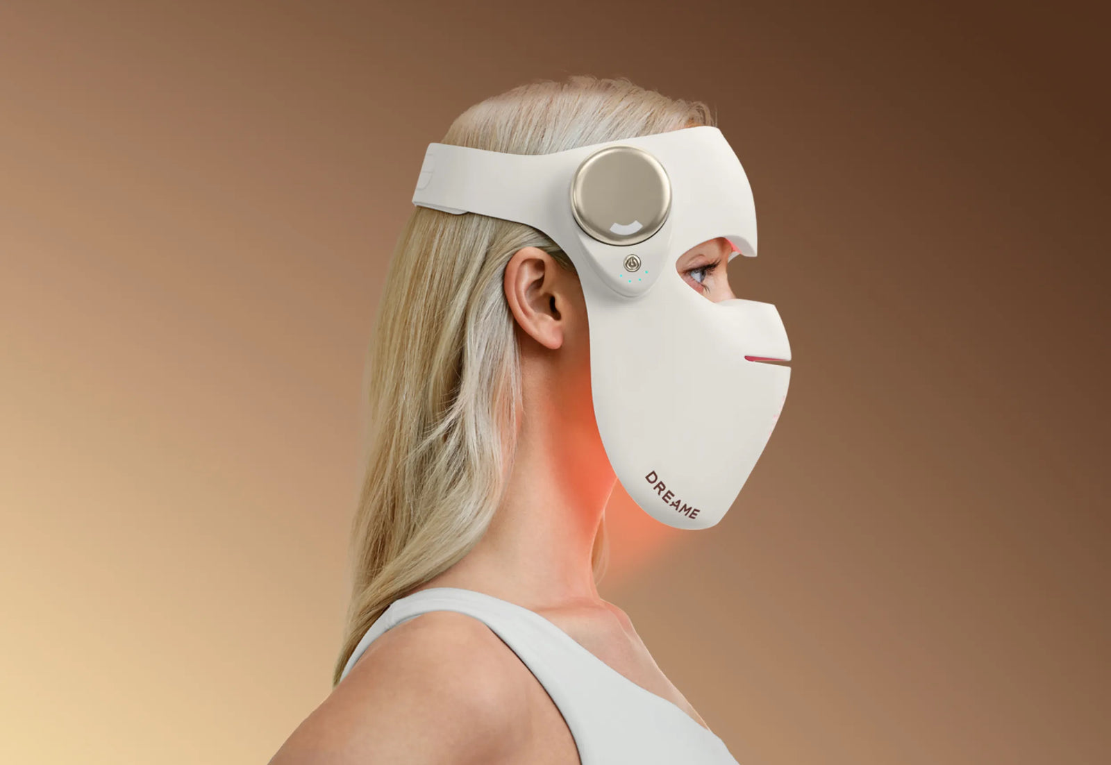 Dreame Chrona maschera anti-età ai fotoni – design completamente wireless con controller intuitivo per un utilizzo semplice.