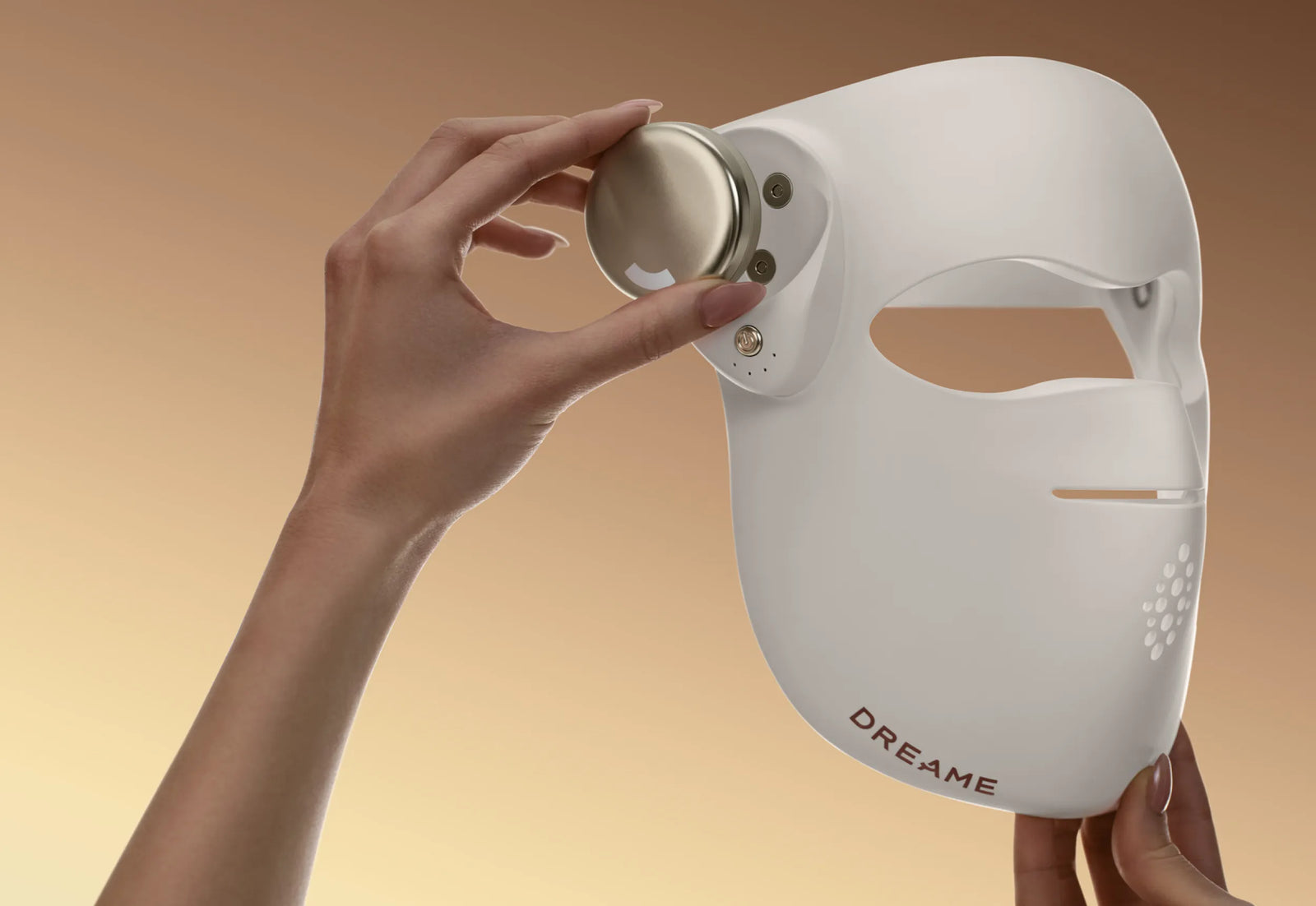 Dreame Chrona maschera anti-età ai fotoni – doppia batteria a lunga durata con porta USB-C per un utilizzo continuato.