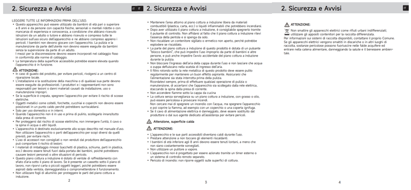 Avvertenze e informazioni sulla sicurezza