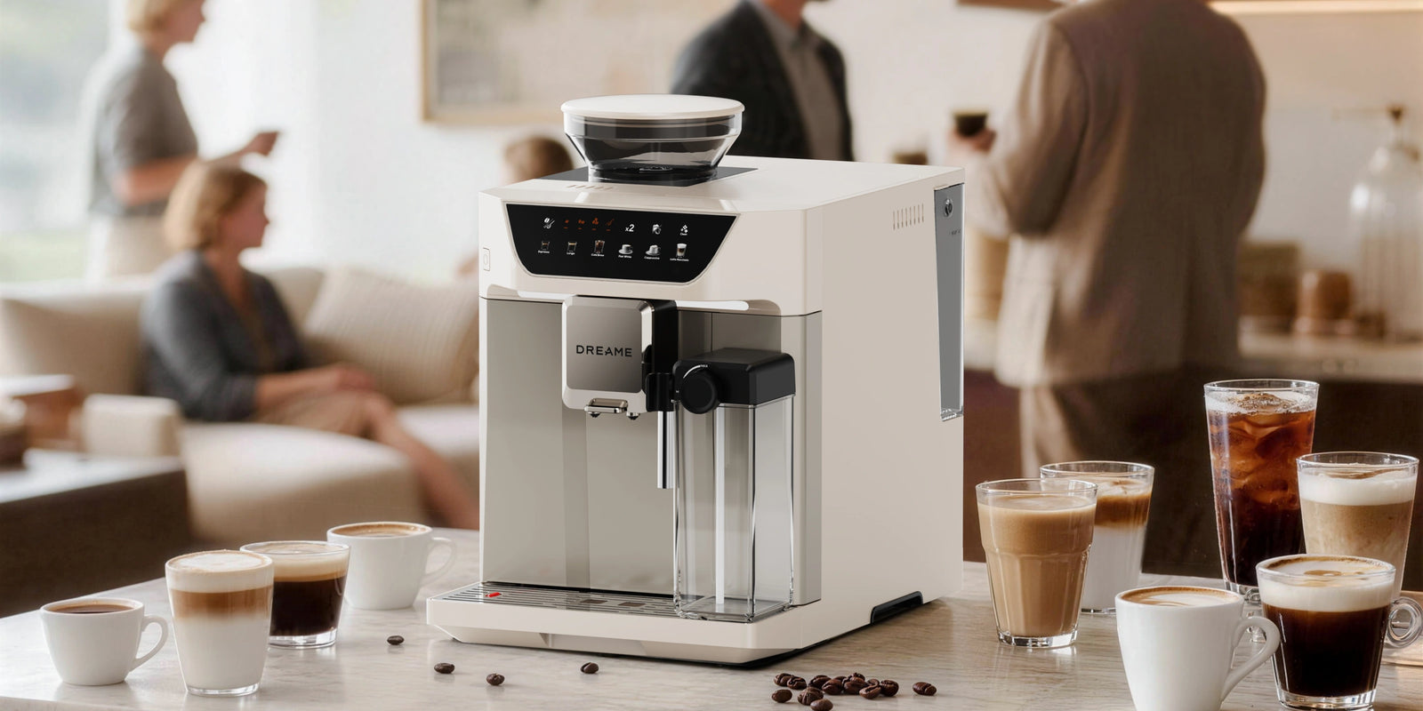 Capacità fino a 45 tazze <br class="coffeemas_c-pc-hide">— pronta per ogni <br class="coffeemas_c-pc-hide">momento <br class="coffeemas_c-small-hide">di convivialità*