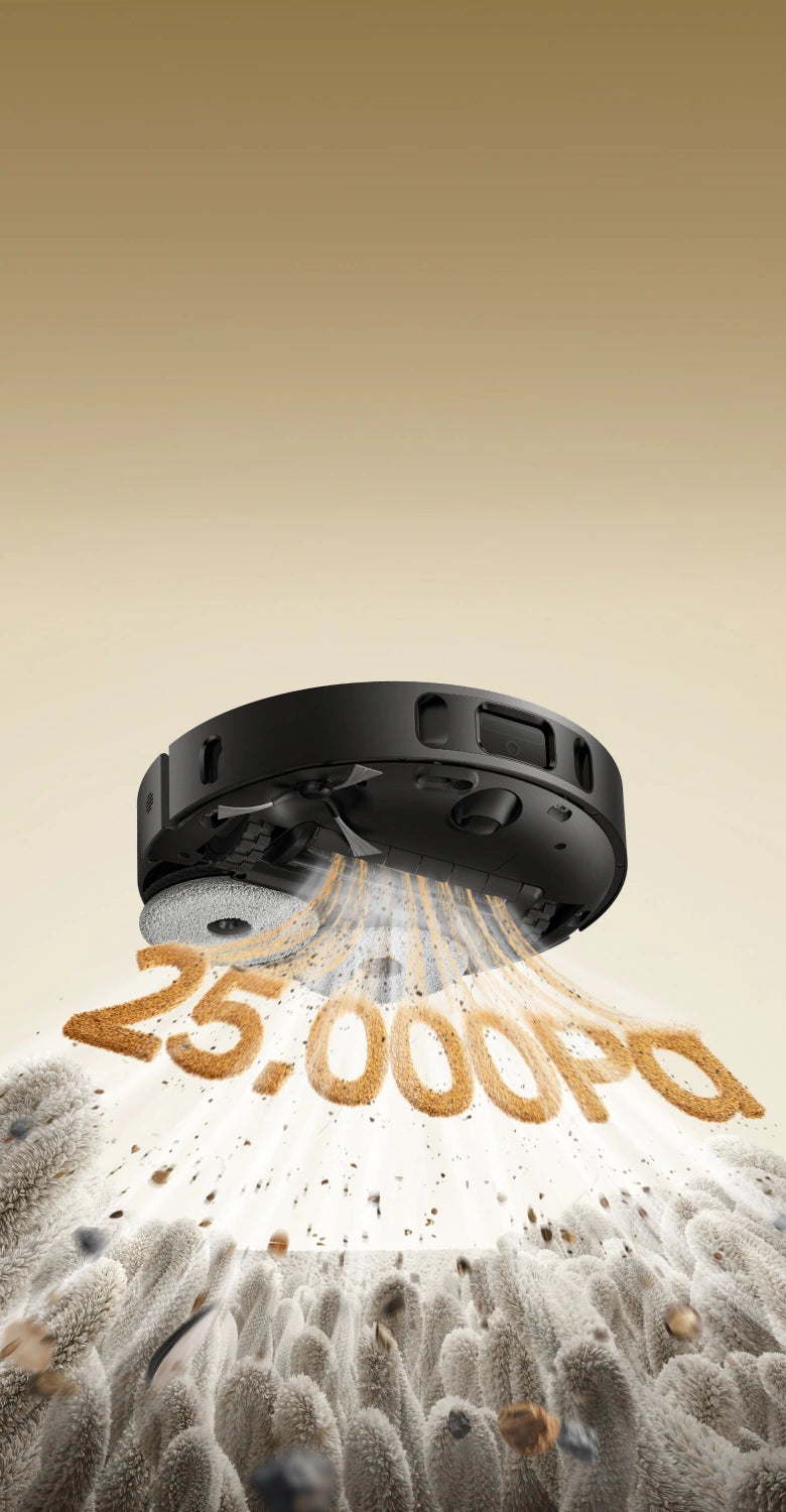 Aspirazione da 25.000 Pa per una pulizia <br class="d30u_c-pc-hide">più profonda