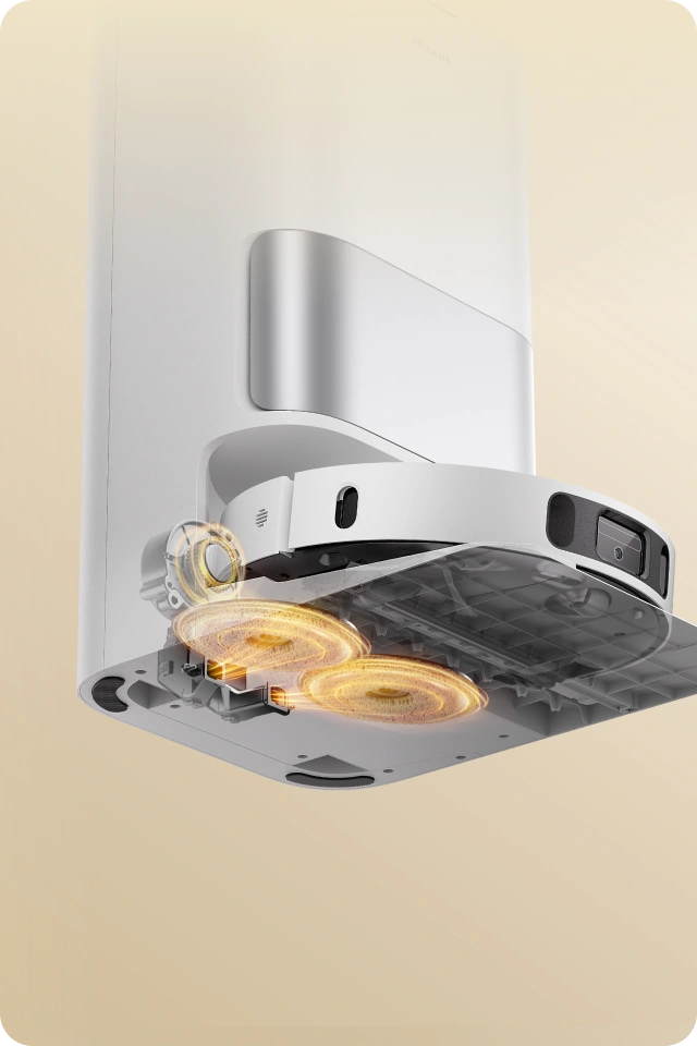 Asciugatura automatica dei moci con aria calda