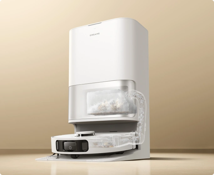 Auto-svuotamento della polvere per una <br class="d30u_c-pc-hide">maggiore praticità