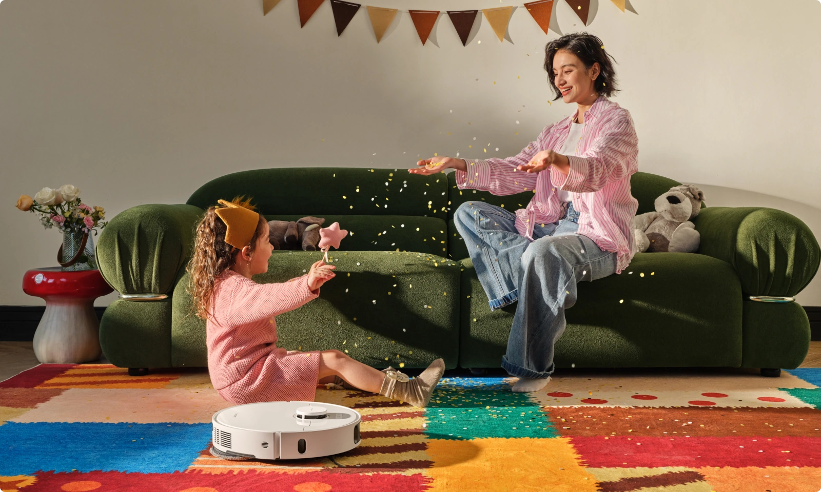 Aspirazione potenziata per <br class="d30u_c-small-hide">tappeti e moquette*