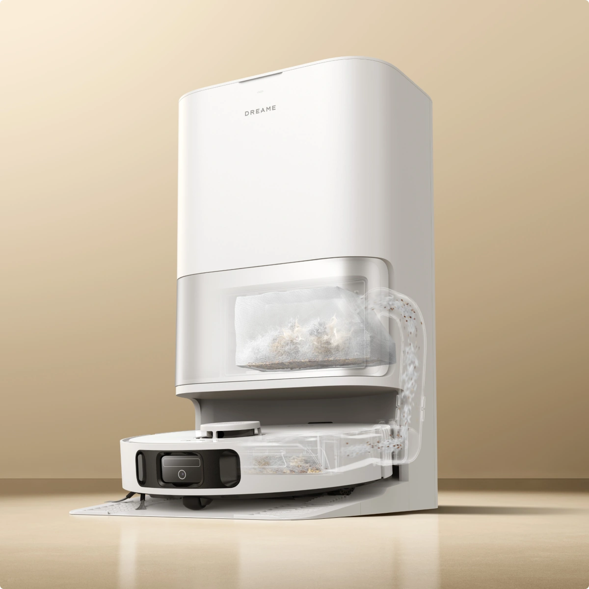 Auto-svuotamento della polvere per una <br class="d30u_c-pc-hide">maggiore praticità