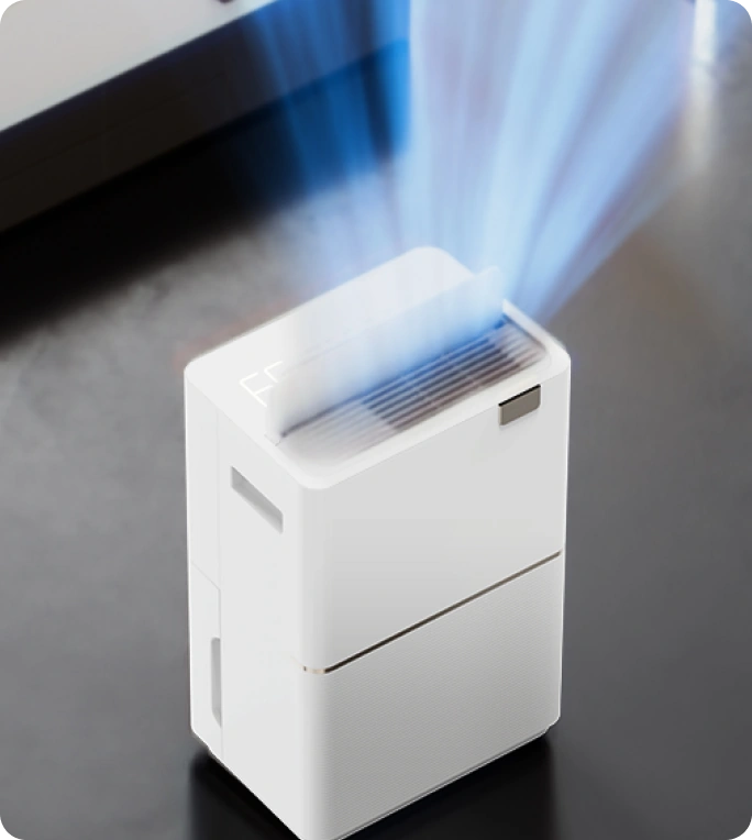 Asciugatura all'aria per mantenere l'unità <br class="dd20c-small-hide">sempre fresca