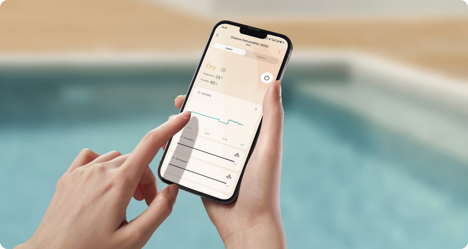 Controllo tramite app Dreamehome: <br class="dd20c-small-hide">comfort a portata di mano