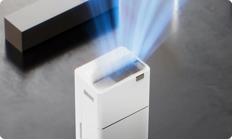 Asciugatura all'aria per mantenere l'unità <br class="dd20c-small-hide">sempre fresca