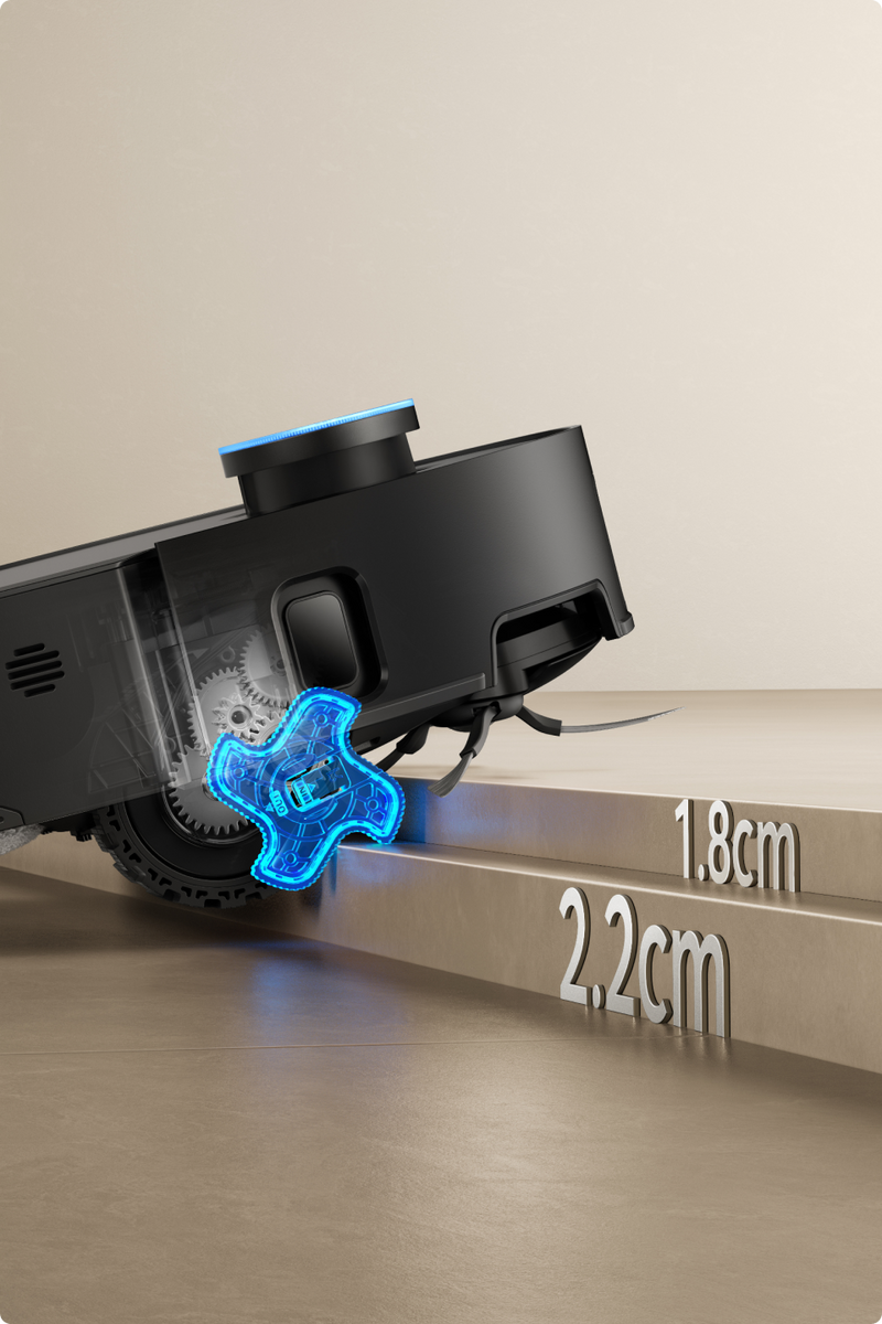 Superamento di ostacoli fino a 4 cm EasyLeap