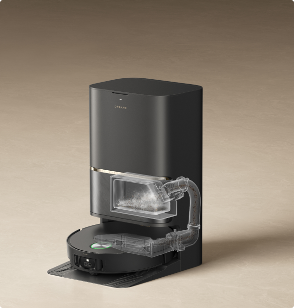 Svuotamento automatico <br>della polvere