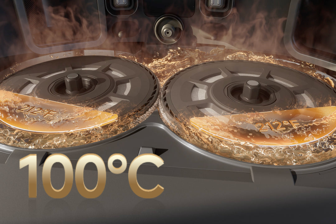Auto-pulizia dei moci a <span style="white-space: nowrap;">100 °C</span> ThermoHub