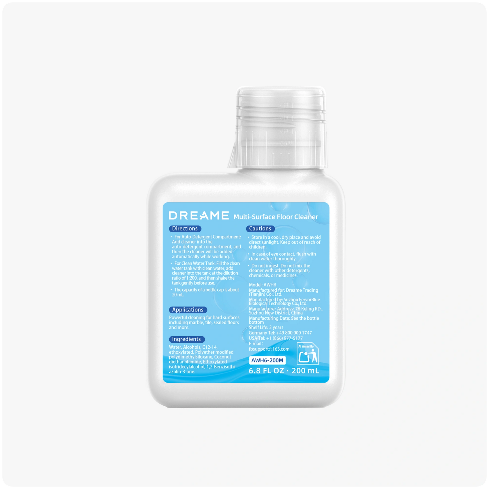 Soluzione detergente da 200 ml (AWH6)
x1