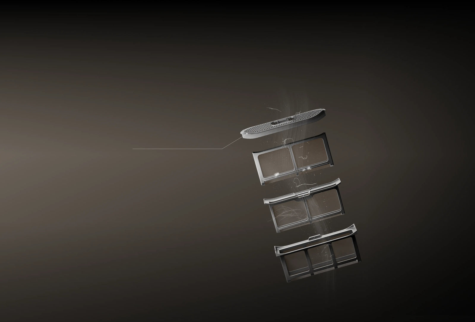 Dreame AI Dual Inverter Dryer L9 filtraggio quattro strati filtro grossolano filtri fini 80 mesh e 120 mesh