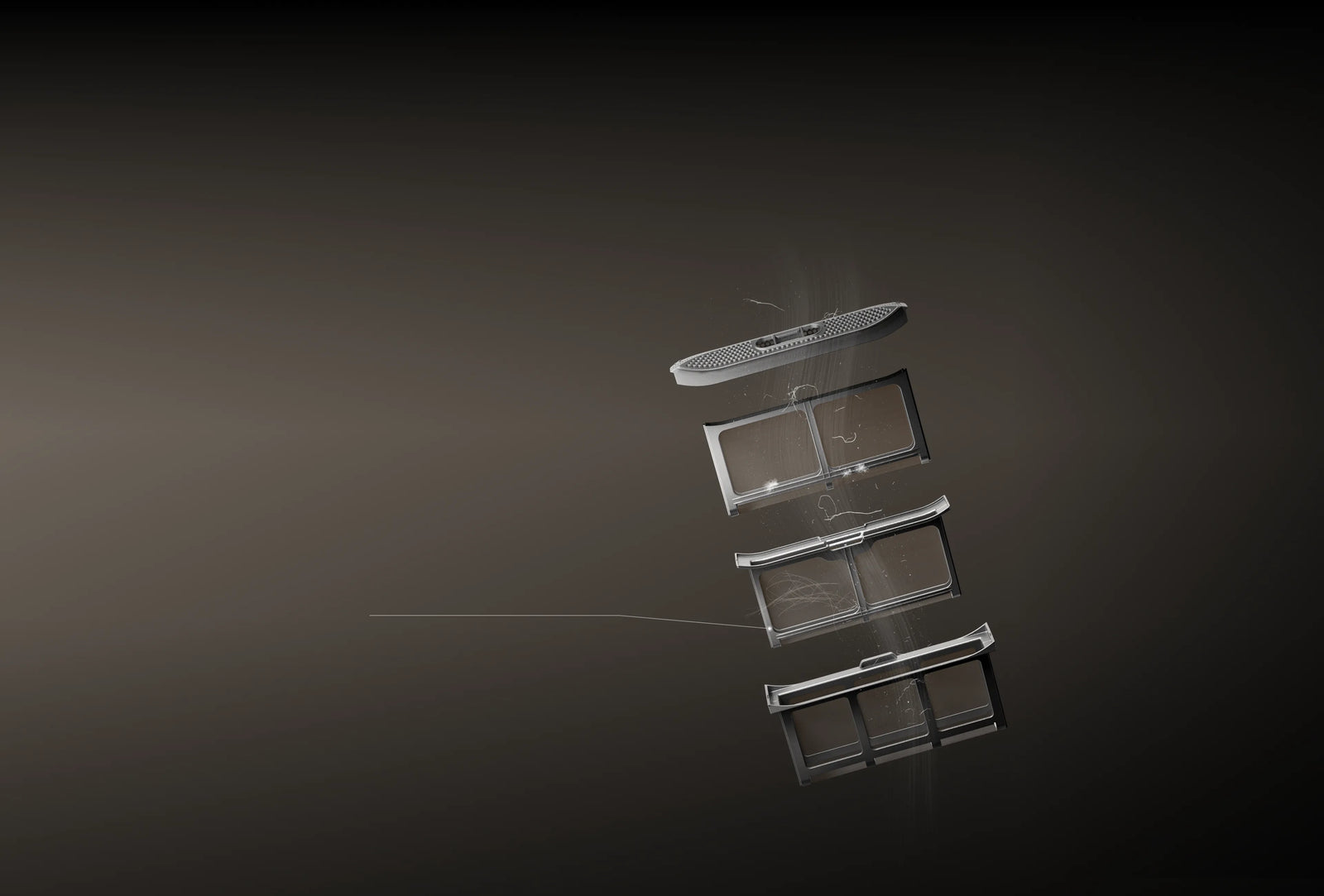 Dreame AI Dual Inverter Dryer L9 filtraggio quattro strati strato 3 filtro fine 80 mesh filtra sporco e particelle