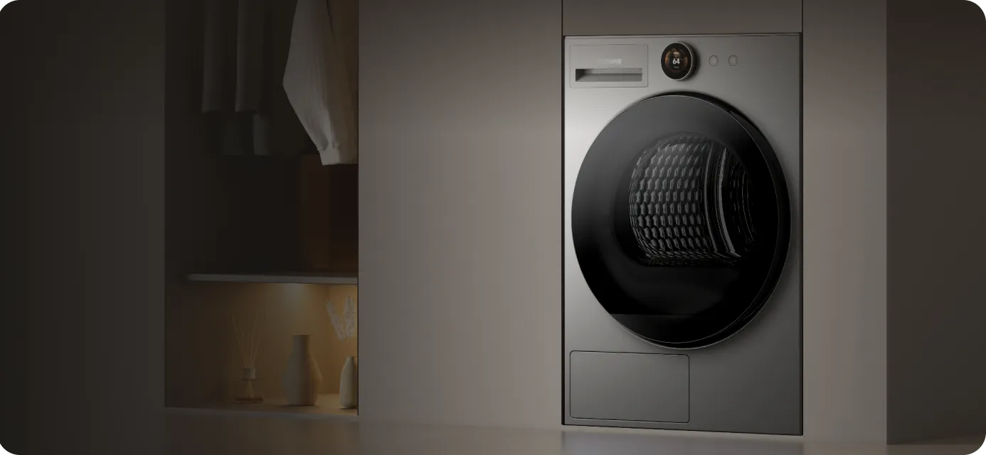 Dreame AI Dual Inverter Dryer L9 si adatta perfettamente a un mobile da 700 mm