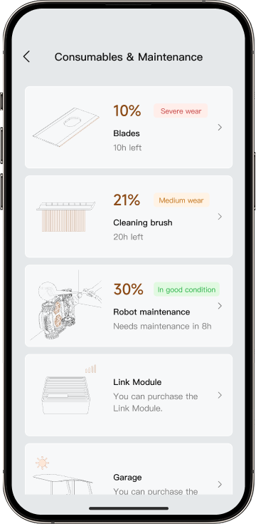 Materiali di consumo e manutenzione