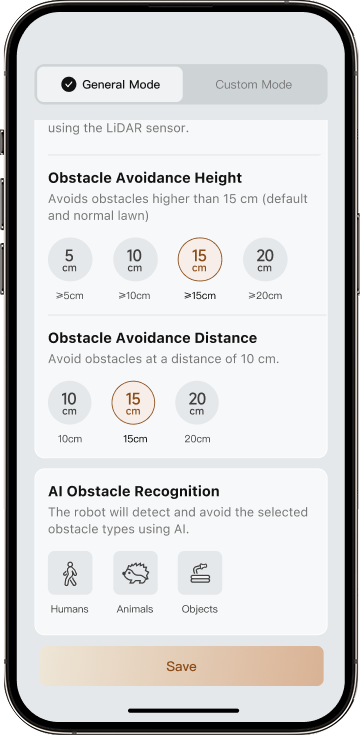 Riconoscimento ostacoli tramite IA