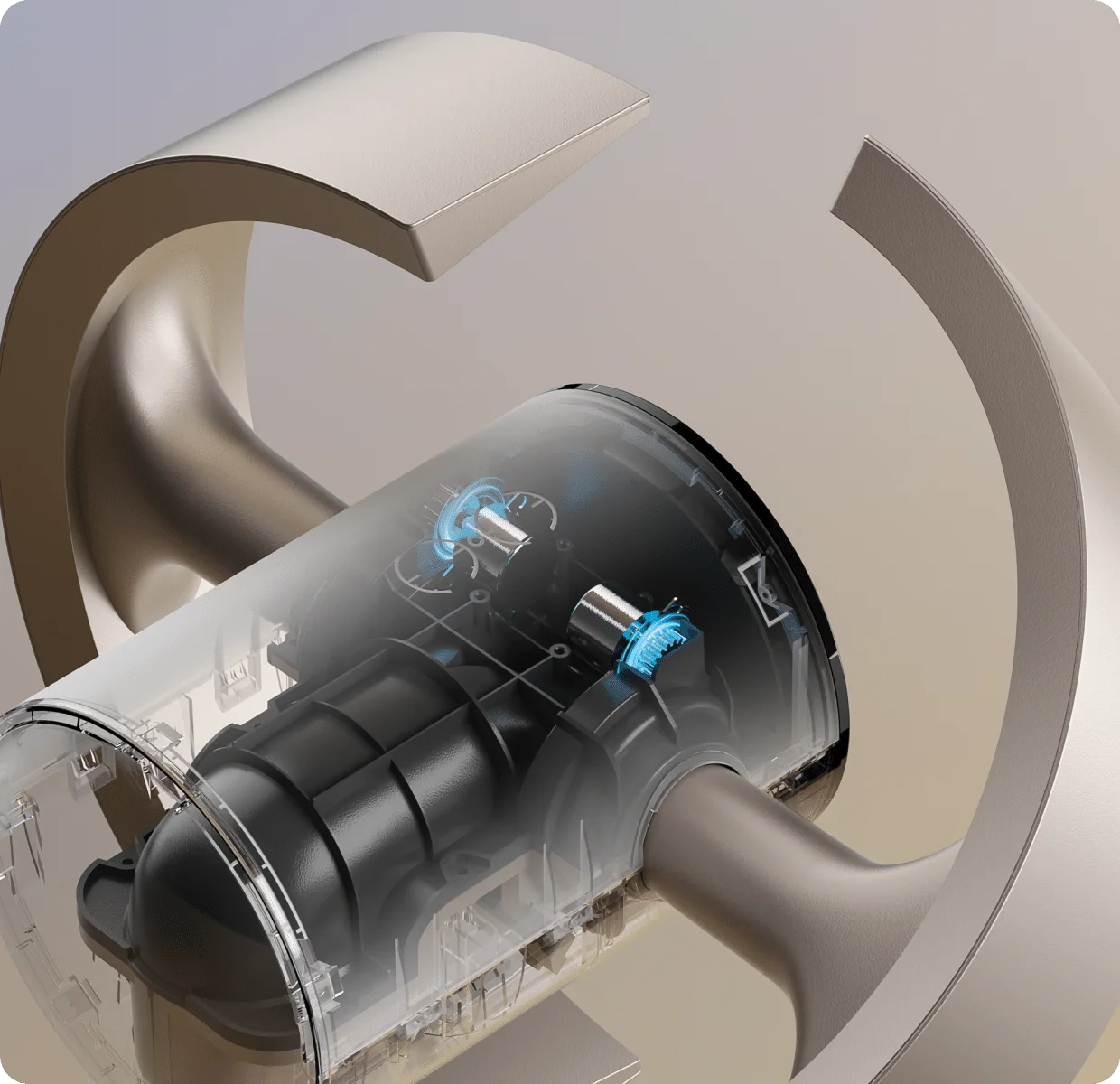 Il motore passo-passo di alta qualità del Dreame MF10 Ventilatore senza pale garantisce oscillazioni precise e stabili per una distribuzione dell'aria durevolmente uniforme.