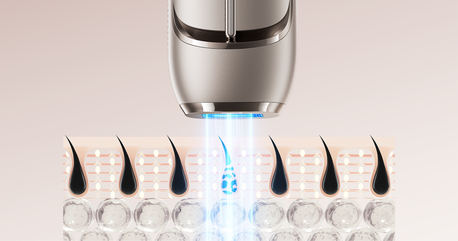 Tecnologia multi impulso per epilatore IPL Nova di Dreame per energia profonda nel follicolo