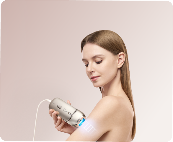 Epilatore IPL Nova di Dreame con uscita ad alta energia di 27 J per trattare efficacemente peli spessi e scuri