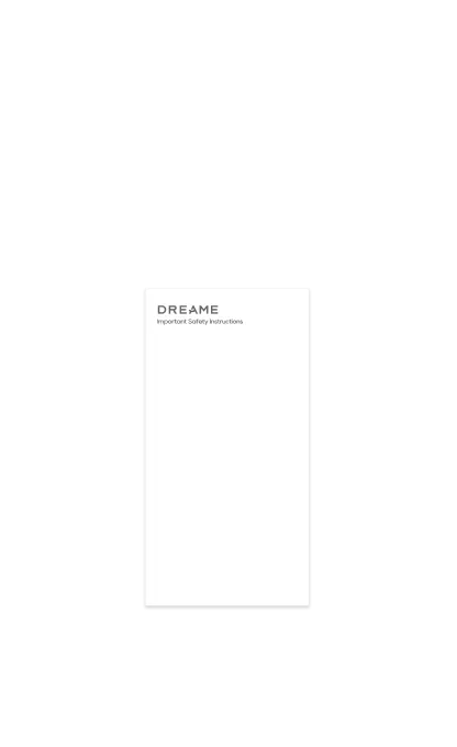 Dreame Pocket Pro istruzioni importanti per un uso sicuro