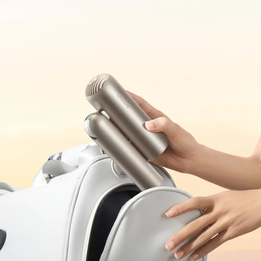 Dreame Pocket Pro si ripiega in forma a N per una conservazione compatta e ordinata