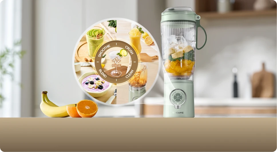 Dreame Portable Blender con 5 funzioni preimpostate per preparare bevande sane in modo semplice